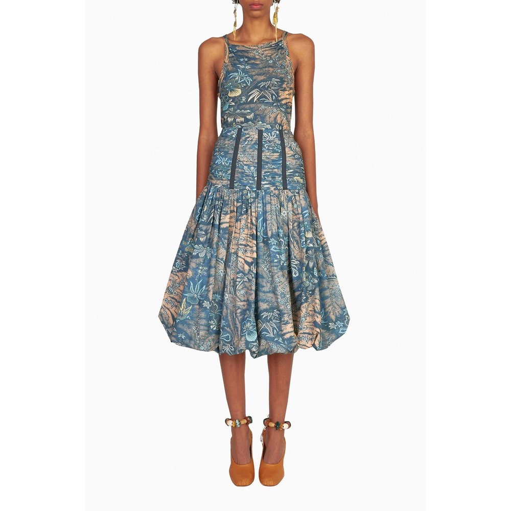 Ulla Johnson Roselani Skirt Bubble Hem Size 4‎ Small Midi Skirt Waimea Floral